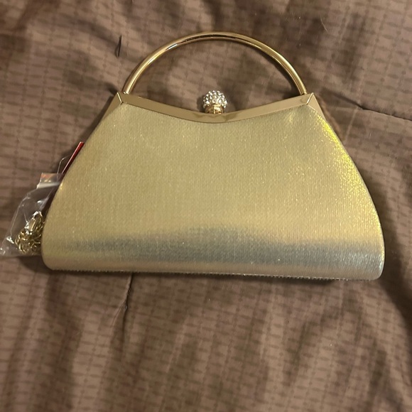 Kelli &  Katie gold and silver hand bag/purse - Picture 4 of 11